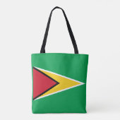Guyana Flag Tote Bag Tasche (Rückseite)