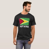 Guyana Flag Unterstützung Guyaner Menschen Frauen T-Shirt (Vorne ganz)
