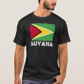 Guyana Flag Unterstützung Guyaner Menschen Frauen T-Shirt (Vorderseite)