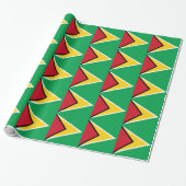 Guyana Flag Wrapping Paper Geschenkpapier (Ungerollt)