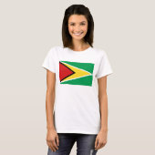 Guyana Flag x Map T - Shirt (Vorne ganz)