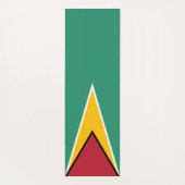 Guyana Flag Yogamatte (Rückseite)