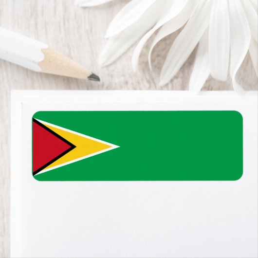 Guyana-Flagge (Insitu)