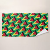 Guyana-Flagge 01 Badehandtuch (Badehandtuch)