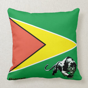 Guyana-Flagge 04 Kissen