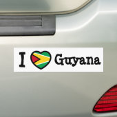 Guyana-Flagge Autoaufkleber (Auf Auto)