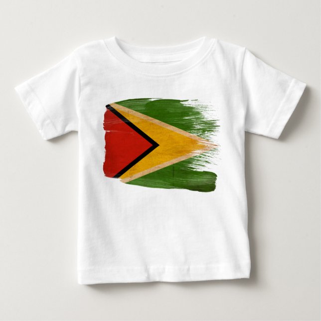 Guyana-Flagge Baby T-shirt (Vorderseite)