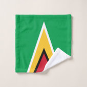 Guyana-Flagge Badhandtuch Set (Waschlappen)