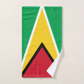 Guyana-Flagge Badhandtuch Set (Handtuch)