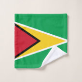 Guyana-Flagge Badhandtuch Set (Waschlappen)