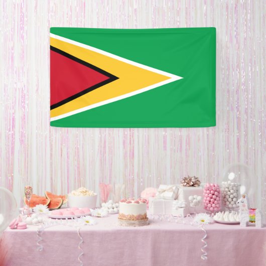 Guyana-Flagge Banner (Party)