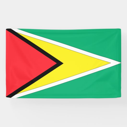 Guyana-Flagge Banner (Horizontal)