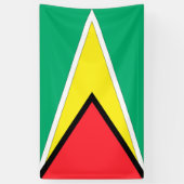 Guyana-Flagge Banner (Vertikal)
