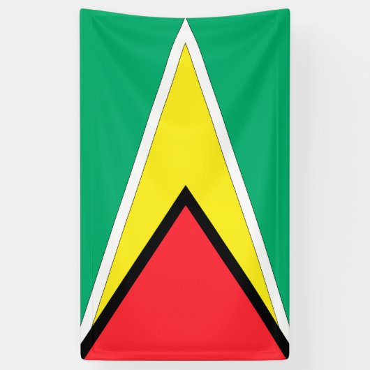 Guyana-Flagge Banner (Vertikal)