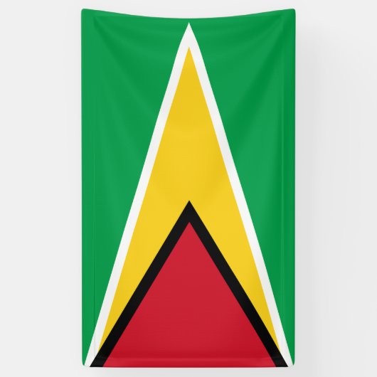 Guyana-Flagge Banner (Vertikal)