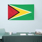 Guyana-Flagge Banner (Messeveranstaltung)