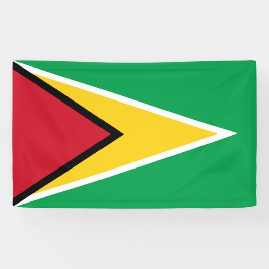 Guyana-Flagge Banner (Horizontal)