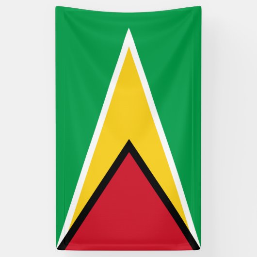Guyana-Flagge Banner (Vertikal)