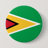 Guyana-Flagge Button (Vorderseite)