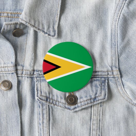 Guyana-Flagge Button (Beispiel)