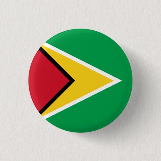 Guyana-Flagge Button (Vorderseite)