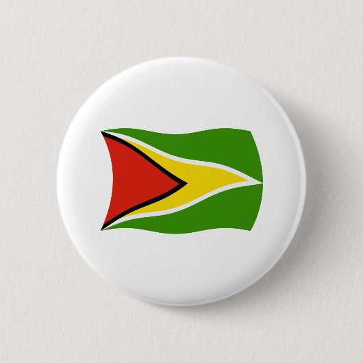 Guyana-Flagge-Button Button (Vorderseite)