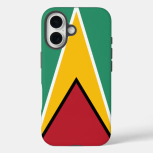 Guyana-Flagge iPhone 16 Hülle