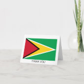 Guyana-Flagge Dankeskarte (Vorderseite)