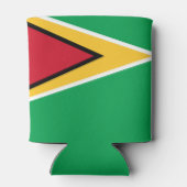 Guyana-Flagge Dosenkühler (Rückseite)
