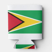 Guyana-Flagge Dosenkühler (Rückseite)