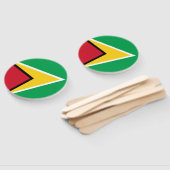 Guyana-Flagge Fächer (Non-assembled)