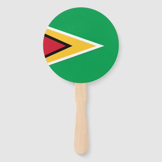 Guyana-Flagge Fächer (Rückseite)