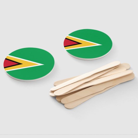 Guyana-Flagge Fächer (Non-assembled)