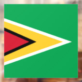 Guyana-Flagge Fensteraufkleber (Blatt 2)