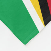 Guyana-Flagge Fleecedecke (Ecke)