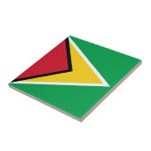 Guyana-Flagge Fliese (Seite)