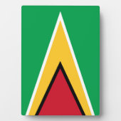 Guyana-Flagge Fotoplatte (Vorderseite)