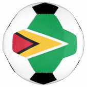 Guyana-Flagge Fußball (Vorderseite)