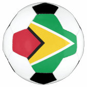 Guyana-Flagge Fußball (Vorderseite)
