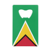 Guyana-Flagge Geldbeutel Flaschenöffner (Vorderseite)