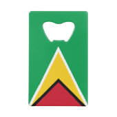 Guyana-Flagge Geldbeutel Flaschenöffner (Rückseite)