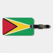 Guyana-Flagge Gepäckanhänger (Rückseite horizontal)