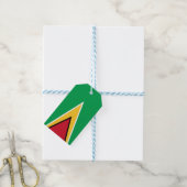 Guyana-Flagge Geschenkanhänger (Mit Garn)