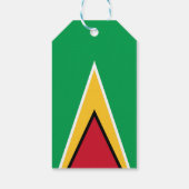 Guyana-Flagge Geschenkanhänger (Rückseite)