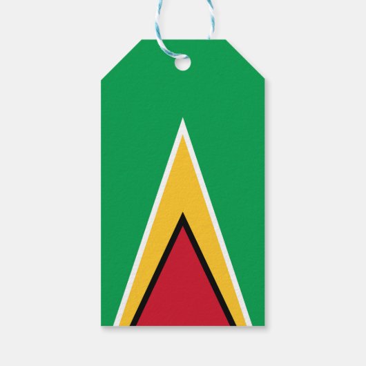 Guyana-Flagge Geschenkanhänger (Rückseite)