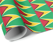 Guyana-Flagge Geschenkpapier (Rolleneckpunkt)