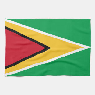 Guyana-Flagge Geschirrtuch