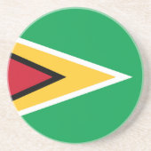 Guyana-Flagge Getränkeuntersetzer (Vorne)