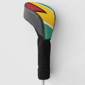 Guyana-Flagge Golf Headcover (angewinkelt)
