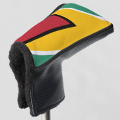 Guyana-Flagge Golf Headcover (3/4 Vorderseite)